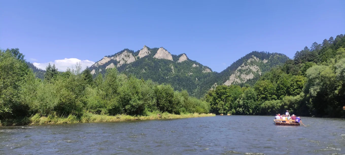 Spływ Dunajcem, Pieniny